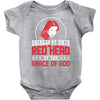 american by birth redhead by the grace of god Baby Onesie