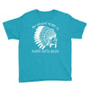 my indian name is runs with beer Youth Tee