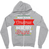 may your christmas be merry &amp; bright Zipper Hoodie