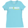 Stronger Than You Think Ladies Fitted T-Shirt