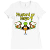 mustard or mayo (2) Ladies Fitted T-Shirt