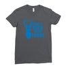 don't buck with texas funny Ladies Fitted T-Shirt