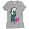 modern zombie Ladies Fitted T-Shirt