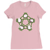 rock paper scissors lizard spock Ladies Fitted T-Shirt