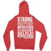 Strong Independent Motivated Gemini Zipper Hoodie