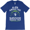 alien abductee survivor tour ufo nerd geek comic funny T-Shirt