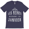 les reines naissent en janvier T-Shirt