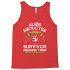 alien abductee survivor tour ufo nerd geek comic funny Tank Top