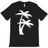 palm tree sticker vinyl decal tropical island beach ocean wall car win T-Shirt