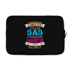 Super Cool Dad Of A Freaking Awesome Daughter Laptop sleeve