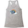 real unicorns have curves Racerback Tank