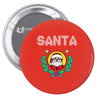 santa christmas Pin-back button