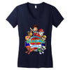 paw patrol birthday boy grandma Women's V-Neck T-Shirt