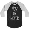 now or never 3/4 Sleeve Shirt