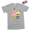 spongebob squarepants and patrick christmas Exclusive T-shirt