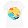 beach vibes Ladies Fitted T-Shirt