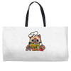 moga's famous bbq Weekender Totes
