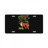 boxer wining License Plate