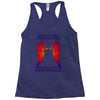 my dad is my angel Racerback Tank