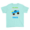 monster truck shirt for boys toddlers Youth Tee
