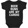 beer run cardio Baby Bodysuit