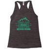 This Guy Loves Camping With His Friends Racerback Tank