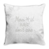 mermaid hair Throw Pillow