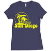 stay classy san diego Ladies Fitted T-Shirt