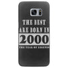 legends are born in 2000 hoodie 6 Samsung Galaxy S7 Edge