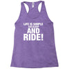 Eat Sleep Ride Racerback Tank