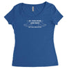 boobs heavy Women's Triblend Scoop T-shirt