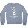 look i've created a unicorn Crewneck Sweatshirt