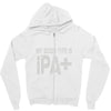 original blood type ipa positive craft beer Zipper Hoodie