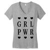 Girl Power Women's V-Neck T-Shirt