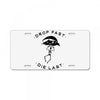 drop fast die last back License Plate