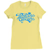 paradise garage sign Ladies Fitted T-Shirt