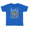 Born January Multitasking Problem Solving Tees Toddler T-shirt