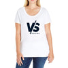 gamming vs Ladies Curvy T-Shirt
