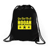 you had me at hooah Drawstring Bags