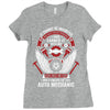 I Own It Forever The Title Auto Mechanic Ladies Fitted T-Shirt