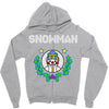 snowman christmas Zipper Hoodie