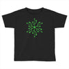 snowflake geek usb green Toddler T-shirt