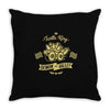 turtle king Throw Pillow