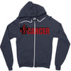 Fuck Cancer Deadpool Zipper Hoodie