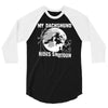 my dachshund rides shotgun 3/4 Sleeve Shirt