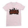 happy halloween Ladies Fitted T-Shirt