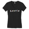 santa of the friends parody Women's V-Neck T-Shirt