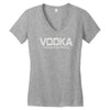 vodka connecting people Women's V-Neck T-Shirt
