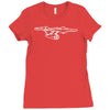 star trek enterprise inspired Ladies Fitted T-Shirt