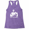 iron sheik wrestling iran funny Racerback Tank